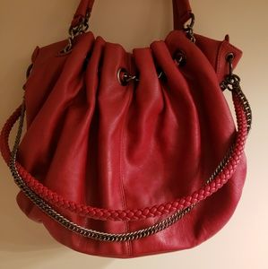 Jessica Simpson red hand bag